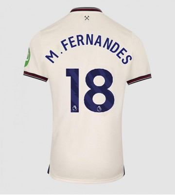 Lacne Muži Futbalové dres West Ham United Mateus Fernandes #18 2025-26 Krátky Rukáv - Preč